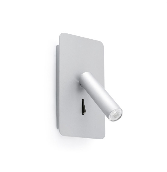 FARO - Aplique SUAU lector LED 3W 3000K gris plata