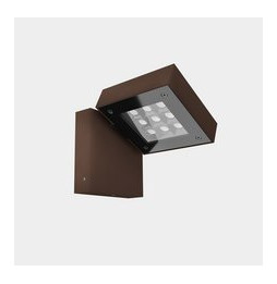 LedsC4 - Aplique IP66 Modis Simple LED 18.3W blanco neutro 4000K Casambi marrón 1184lm