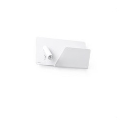 FARO - Aplique SUAU derecha USB LED 3W 3K blanco