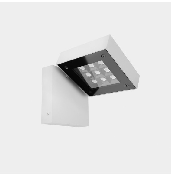 LedsC4 - Aplique IP66 Modis Simple LED 18.3W blanco cálido 3000K ON-OFF blanco 1301lm