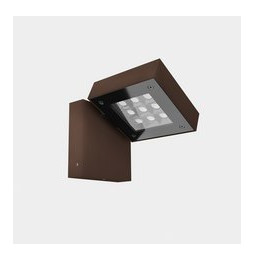 LedsC4 - Aplique IP66 Modis Simple LED 18.3W blanco neutro 4000K DALI-2/PUSH marrón 1189lm