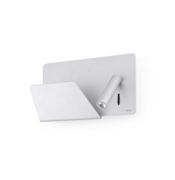 FARO - Aplique SUAU izquierda USB LED 3W 3K gris