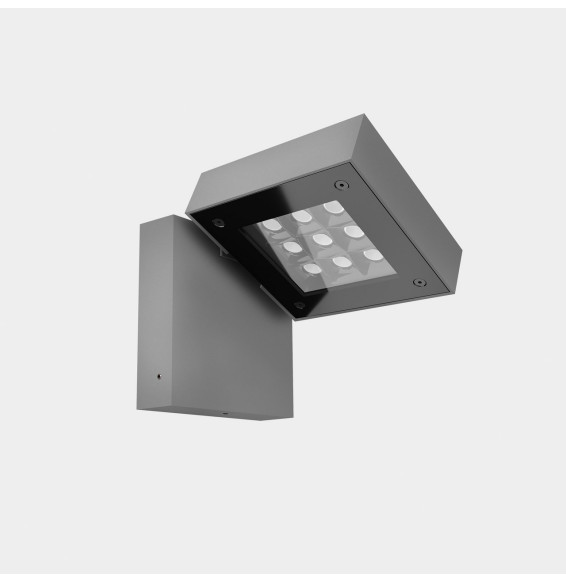 LedsC4 - Aplique IP66 Modis Simple LED 18.3W blanco neutro 4000K DALI-2/PUSH gris 1184lm