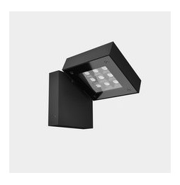 LedsC4 - Aplique IP66 Modis Simple LED 18.3W blanco cálido 3000K DALI-2/PUSH negro 1189lm