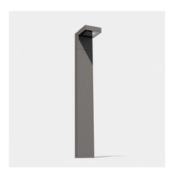 LedsC4 - Baliza IP66 Modis 1000mm LED 18.3W 2700K gris urbano 1184lm DALI-2/PUSH