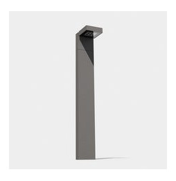 LedsC4 - Baliza IP66 Modis 1000mm LED 18.3W 2700K gris urbano 1189lm ON-OFF