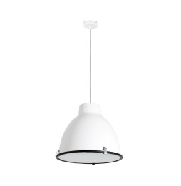 FARO - Luminaria colgante CHARLOTTE 1xE27 60W blanco