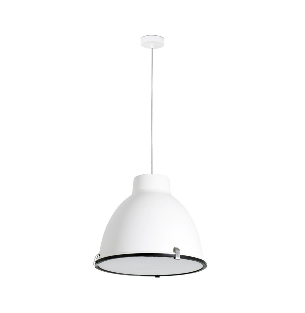 FARO - Luminaria colgante CHARLOTTE 1xE27 60W blanco