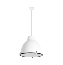 FARO - Luminaria colgante CHARLOTTE 1xE27 60W blanco