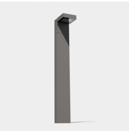 LedsC4 - Baliza IP66 Modis 1000mm LED 18.3W 3000K gris urbano 1189lm DALI-2/PUSH