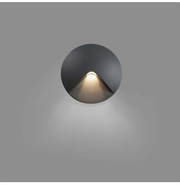 FARO - Luminaria empotrable UVE LED 2W 3000K gris oscuro