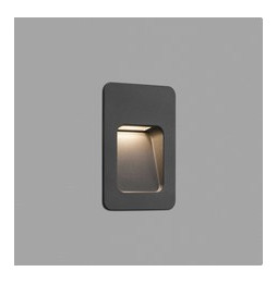 FARO - Luminaria empotrable NASE-2 LED 3W 3000K gris oscuro