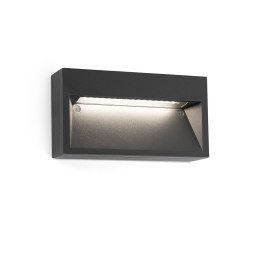 FARO - Aplique PATH LED 9W 3000K gris oscuro