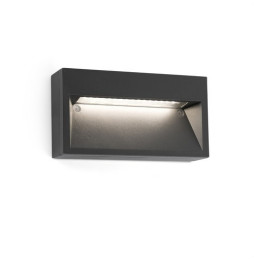 FARO - Aplique PATH LED 9W 3000K gris oscuro