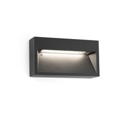 FARO - Aplique PATH LED 9W 3000K gris oscuro