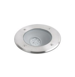 FARO - Luminaria empotrable SALT asimétrico LED 9W 3000K níquel mate