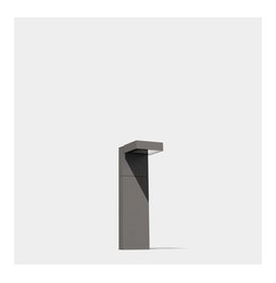 LedsC4 - Baliza IP66 Modis 500mm LED 18.3W 2700K negro 1184lm DALI-2/PUSH