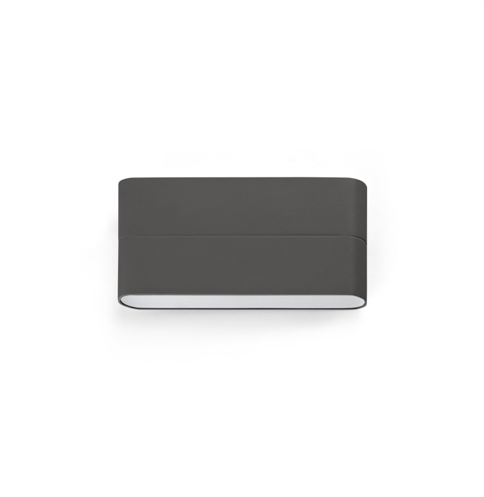 FARO - Aplique ADAY-2 LED 12W 3000K gris oscuro