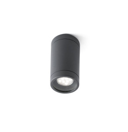 FARO - Plafón superficie OLOT GU10 35W gris oscuro