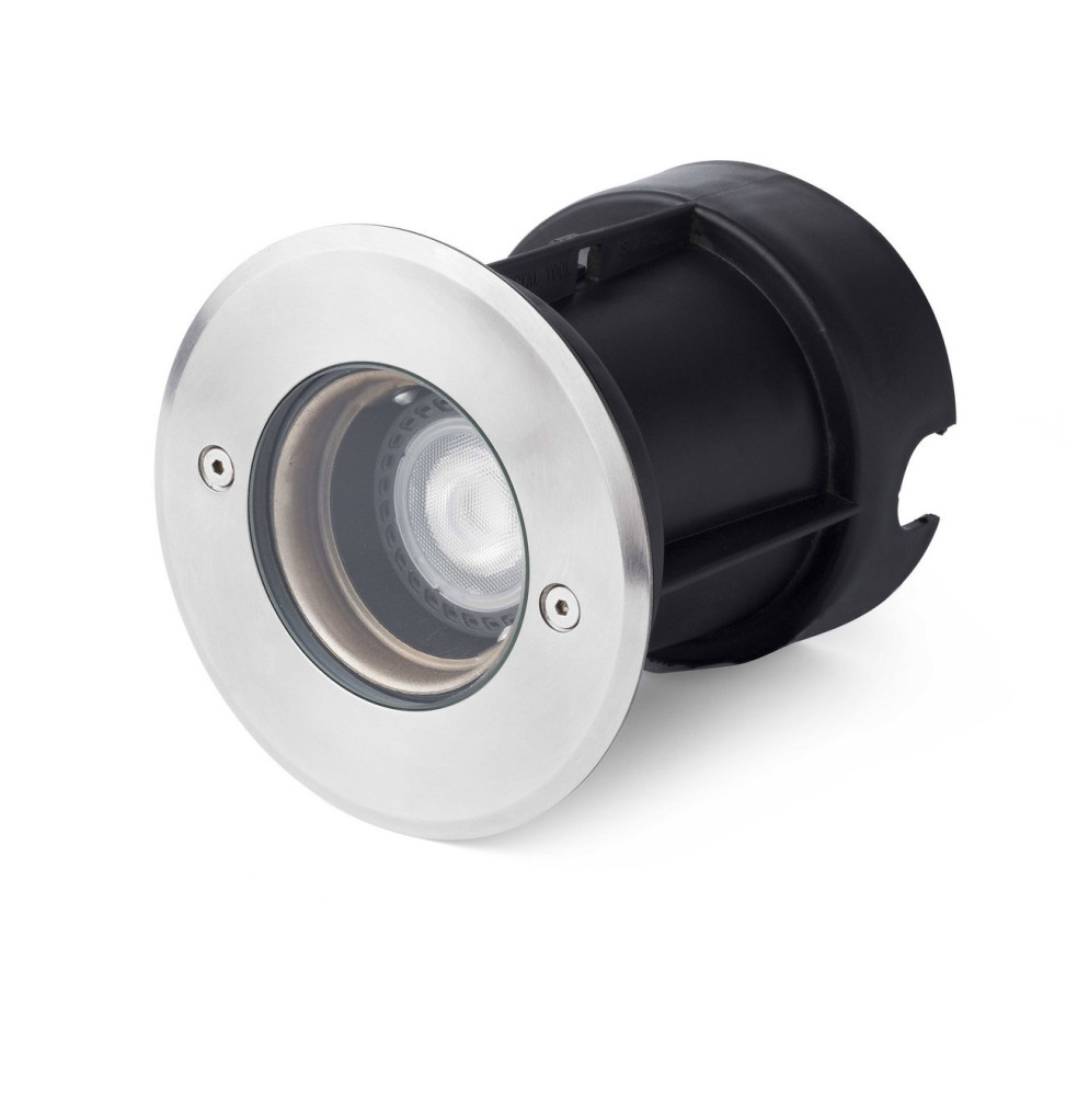 FARO - Luminaria empotrable TECNO-6 1xGU10 50W níquel mate