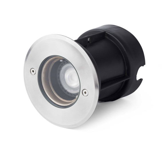 FARO - Luminaria empotrable TECNO-6 1xGU10 50W níquel mate