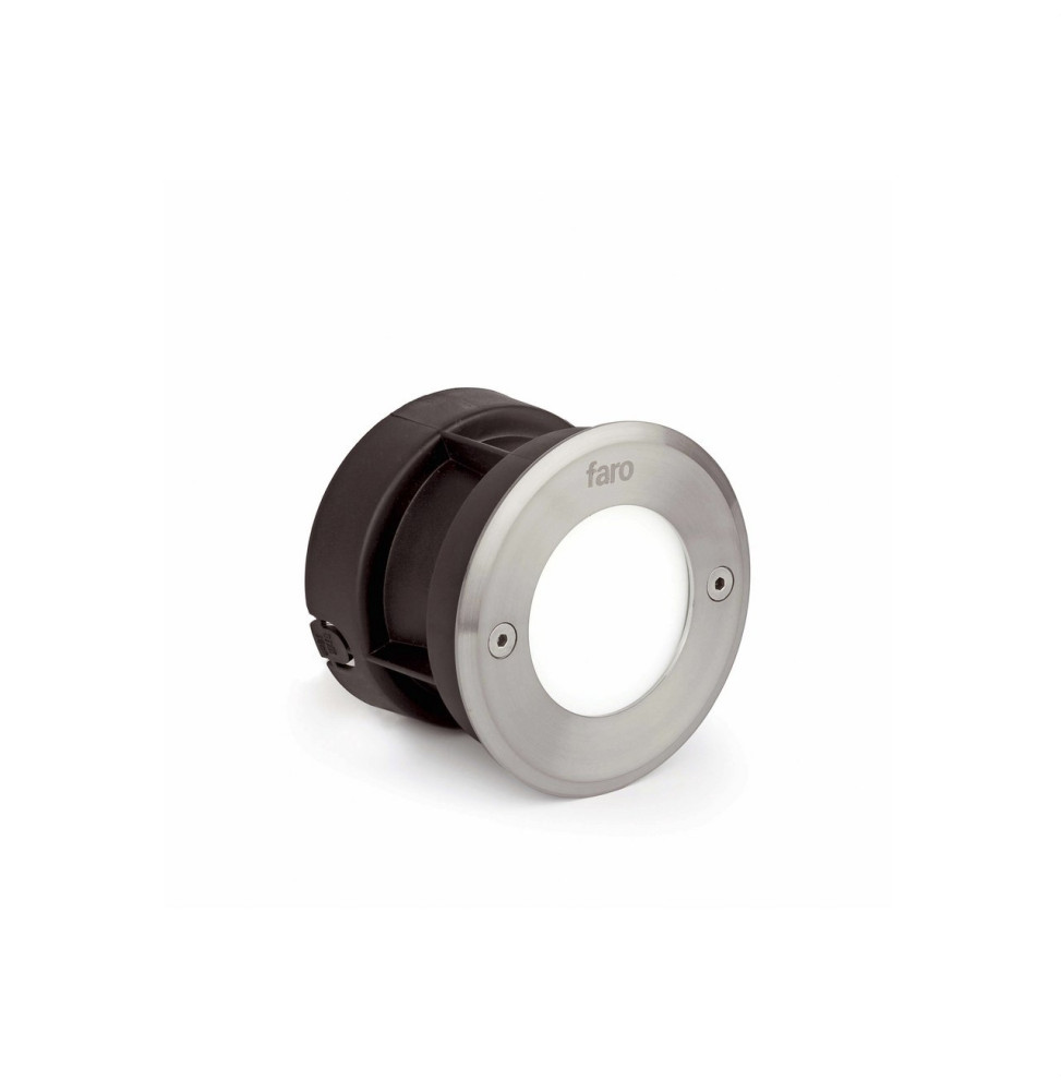 FARO - Luminaria LED-18 LED 3W redondo 3000K níquel mate