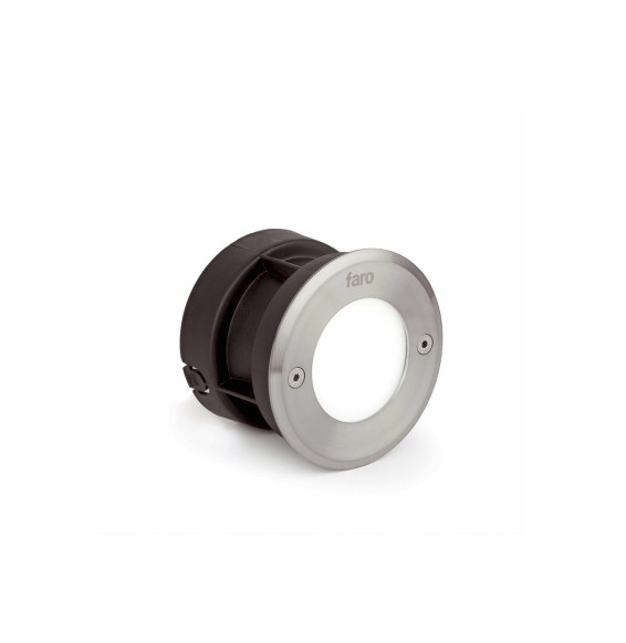 FARO - Luminaria LED-18 LED 3W redondo 3000K níquel mate