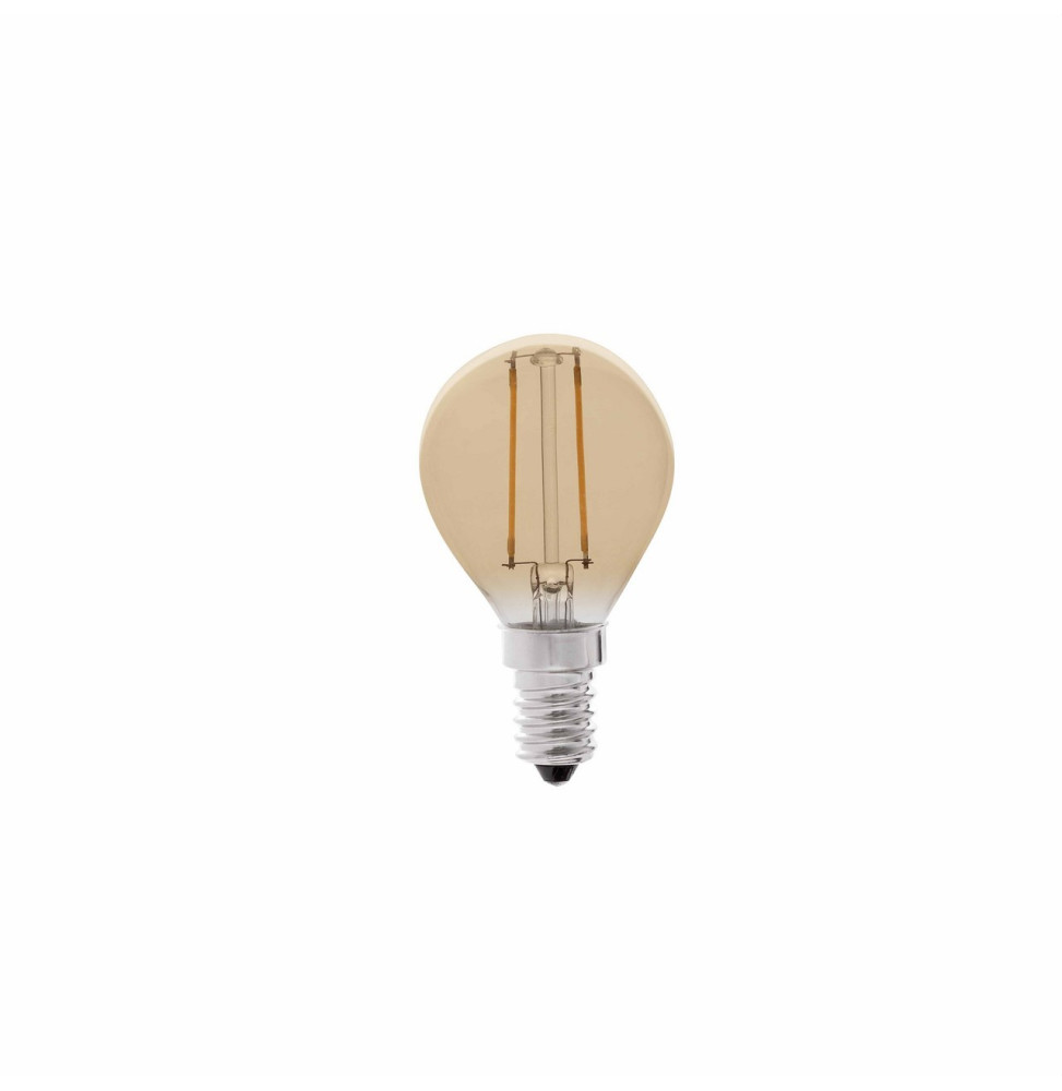 FARO - Lámpara G45 E14 LED 2W filamento ámbar 2200K