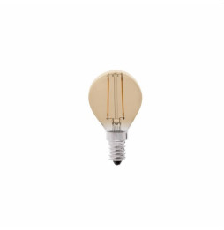 FARO - Lámpara G45 E14 LED 2W filamento ámbar 2200K