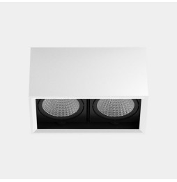 LedsC4 - Downlight MULTIDIR SURFACE BIG DOUBLE 46.2W blanco cálido 2700K CRI 90 59º ON-OFF blanco IN IP20 / OUT IP54 5352lm