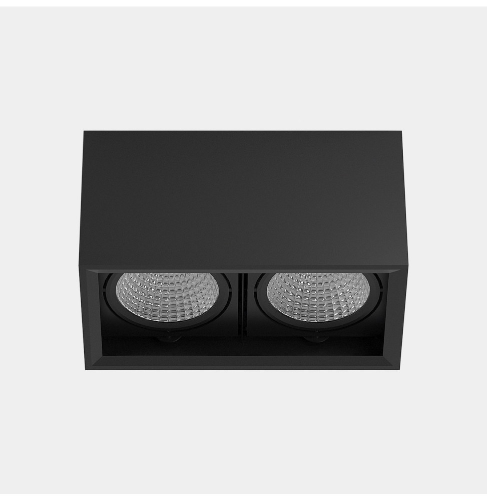 LedsC4 - Downlight MULTIDIR SURFACE BIG DOUBLE 46.2W blanco cálido 3000K CRI 90 14.4º ON-OFF blanco IN IP20 / OUT IP54 5470lm LedsC4 - Downlight MULTIDIR SURFACE BIG DOUBLE 46.2W blanco cálido 3000K CRI 90 14.4º ON-OFF blanco IN IP20 / OUT IP54 5470lm