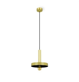 FARO - Luminaria colgante WHIZZ E27 20W oro níquel negro