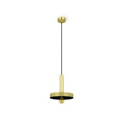 FARO - Luminaria colgante WHIZZ E27 20W oro níquel negro