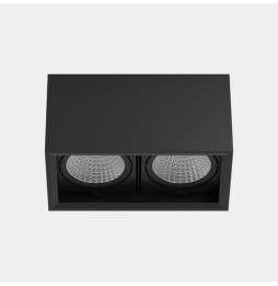 LedsC4 - Downlight MULTIDIR SURFACE BIG DOUBLE 71.6W blanco cálido 2700K CRI 90 14.5º DALI-2/PUSH gris IN IP20 / OUT IP54 7782lm