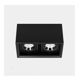 LedsC4 - Downlight MULTIDIR SURFACE BIG DOUBLE 71.6W blanco neutro 4000K CRI 90 59.1º ON-OFF negro IN IP20 / OUT IP54 8206lm