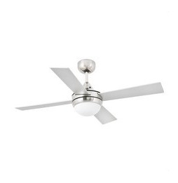 FARO - Ventilador MINI ICARIA 106 2xE14 20W 4 palas níquel