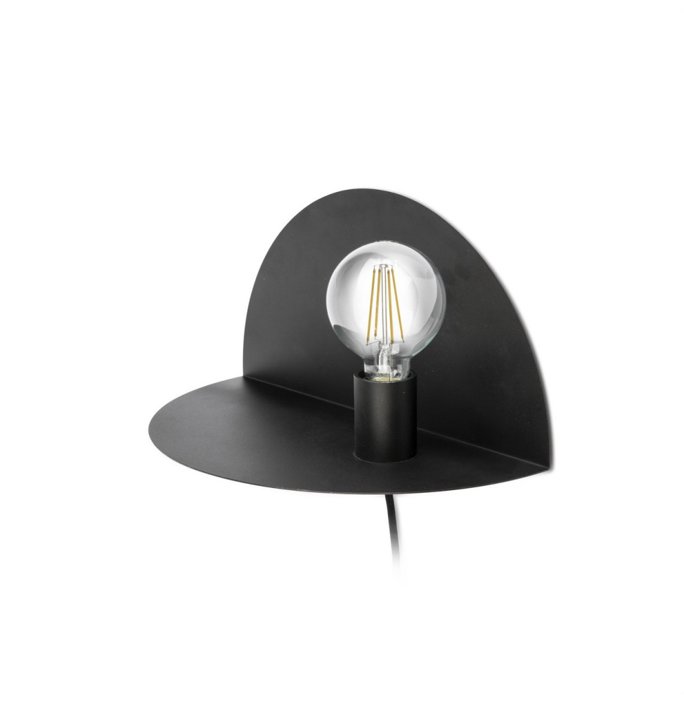 FARO - Aplique NIT E27 20W negro