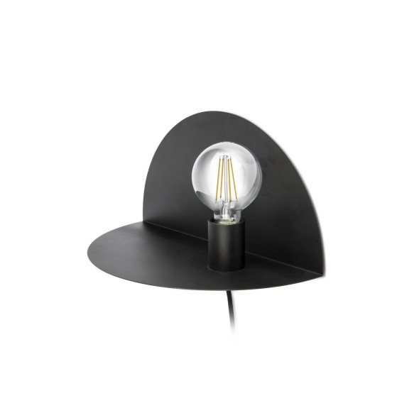 FARO - Aplique NIT E27 20W negro
