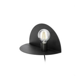 FARO - Aplique NIT E27 20W negro