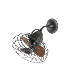 FARO - Ventilador KEIKI diámetro 45cm 3 palas marrón