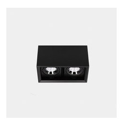LedsC4 - Downlight MULTIDIR SURFACE SMALL DOUBLE 21.4W blanco neutro 4000K CRI 90 24.5º DALI-2 negro IN IP20 / OUT IP54 2320lm