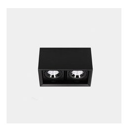 LedsC4 - Downlight MULTIDIR SURFACE SMALL DOUBLE 21.4W blanco neutro 4000K CRI 90 61.9º DALI-2 negro IN IP20 / OUT IP54 2320lm