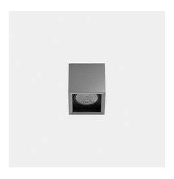 LedsC4 - Downlight MULTIDIR SURFACE SMALL SINGLE 10.7W blanco cálido 3000K CRI 90 24.5º ON-OFF gris IN IP20 / OUT IP54 1144lm