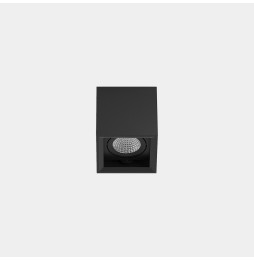 LedsC4 - Downlight MULTIDIR SURFACE SMALL SINGLE 10.7W blanco cálido 3000K CRI 90 24.5º ON-OFF negro IN IP20 / OUT IP54 1144lm