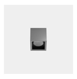 LedsC4 - Downlight MULTIDIR SURFACE SMALL SINGLE 10.7W blanco cálido 3000K CRI 90 61.9º ON-OFF gris IN IP20 / OUT IP54 1144lm
