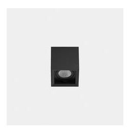 LedsC4 - Downlight MULTIDIR SURFACE SMALL SINGLE 10.7W blanco cálido 3000K CRI 90 61.9º negro IN IP20 / OUT IP54 1144lm