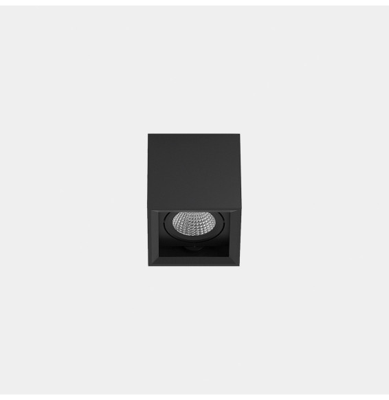 LedsC4 - Downlight MULTIDIR SURFACE SMALL SINGLE 10.7W blanco neutro 4000K CRI 90 24.5º ON-OFF negro IN IP20 / OUT IP54 1160lm