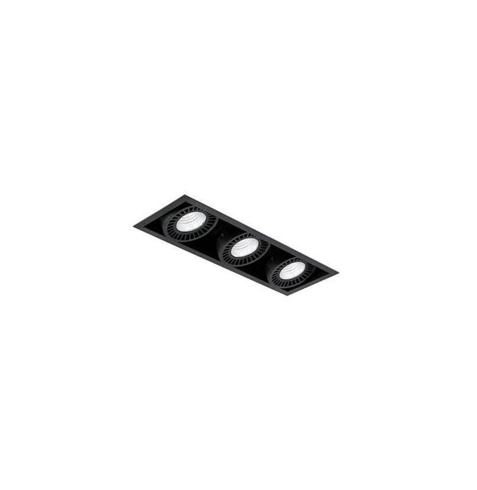 FARO - Empotrable COLIN-3 LED 72-108W 2700K 20º negro