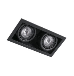 FARO - Empotrable NANO COLIN-2 marco LED 14-26W 30K 20º negro