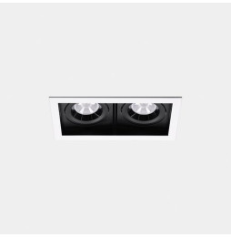 LedsC4 - Downlight MULTIDIR TRIM BIG DOUBLE 30.3W blanco neutro 4000K CRI 90 59º ON-OFF blanco IN IP20 / OUT IP54 3571lm